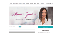 Desktop Screenshot of laurenjawno.com